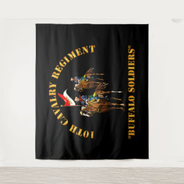 Armee - 10. Kavallerie Regiment w Cavalrymen Wandteppich