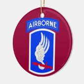 Armee 173. Brigade-Kampfteam Keramik Ornament (Links)