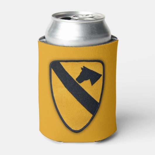 Armee 1. Kavallerieabteilung Fort Hood Can Cooler Dosenkühler (Kanne Vorderseite)