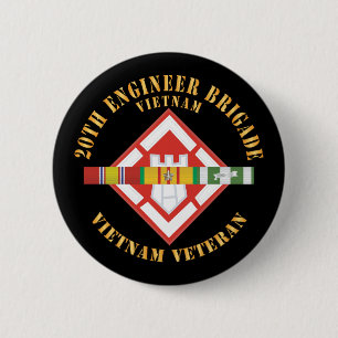 Armee - 20. Ingenieur-Brigade mit VIetnam SVC Ri Button