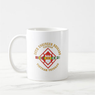 Armee - 20. Ingenieur-Brigade mit VIetnam SVC Ri Kaffeetasse