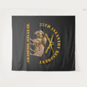 Armee - 25. Infanterie-Regime - Buffalo Soldiers Wandteppich (Vorderseite (Horizontal))