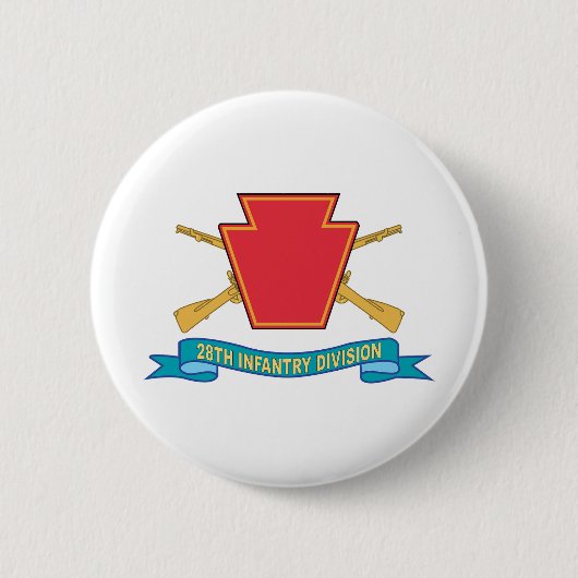 Armee - 28. Infanterieabteilung - w Br - SSI - Rib Button (Vorderseite)