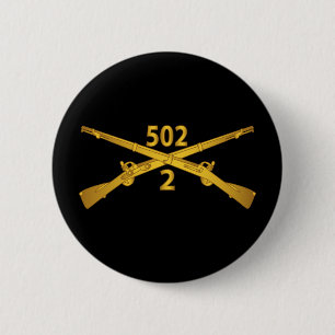 Armee - 2. Bn 502. Infanterie Regt - Infanterie Br Button