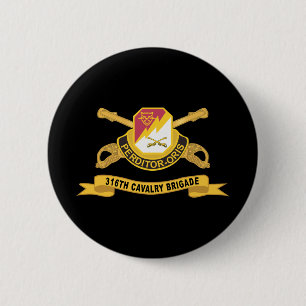 Armee - 316. Kavalleriebrigade - DUI w Br - Ribbon Button