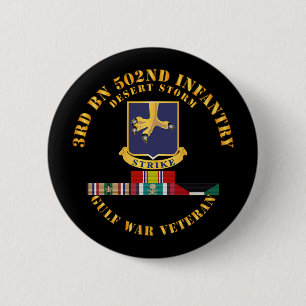 Armee - 3. Bn 502. Infanterie - Wüstensturm w Svc Button