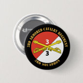Armee - 3. Squadron - 3. Armored Cavalry Regiment Button (Vorne & Hinten)