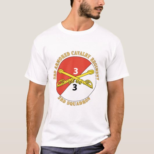 Armee - 3. Squadron - 3. Armored Cavalry Regiment T-Shirt (Vorderseite)