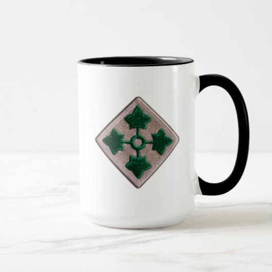 Armee 4. Infanteriedivision-Veteranentierärzte INF Tasse (Rechts)