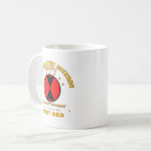 Armee - 7. Infanterieabteilung - Ft Ord.pn Kaffee Kaffeetasse (Vorderseite Links)