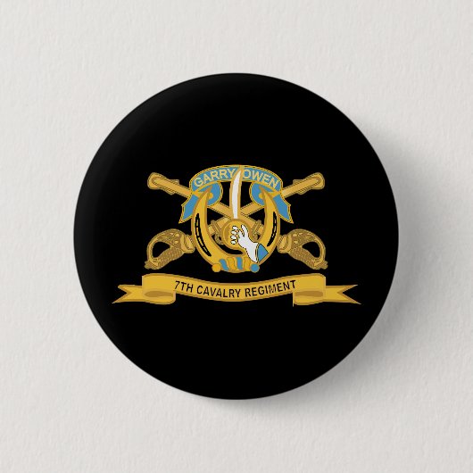 Armee - 7th Cavalry Regiment w Br - Ribbon Button (Vorderseite)