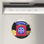 Armee 82. im Flugzeug Iraq Veteranen LRPS Magnet (In Situ (Geschirrspüler))