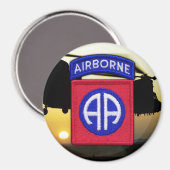Armee 82. im Flugzeug Iraq Veteranen LRPS Magnet (Vorderseite/Rückseite)