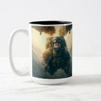 Armee 82. Im Flugzeug Soldat