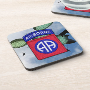 Armee 82. Veterane ABNs Div. Fort Bragg Getränkeuntersetzer