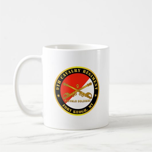 Armee - 9th Cavalry Regiment - Fort Keogh, MT - Bu Kaffeetasse (Links)
