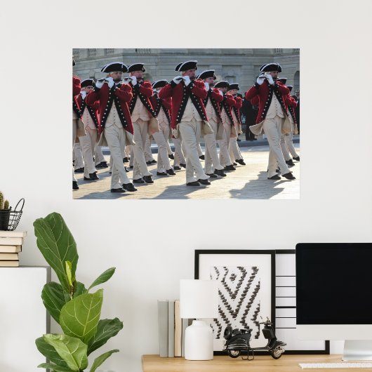 Armee Alte Garde Fife und Trommelkorps Poster (Heimbüro)