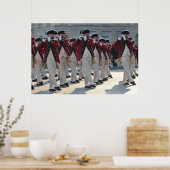 Armee Alte Garde Fife und Trommelkorps Poster (Küche)