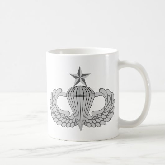 Armee-ältere Sprungs-Flügel Kaffeetasse (Rechts)