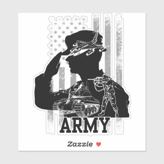 Armee Aufkleber (Blatt)