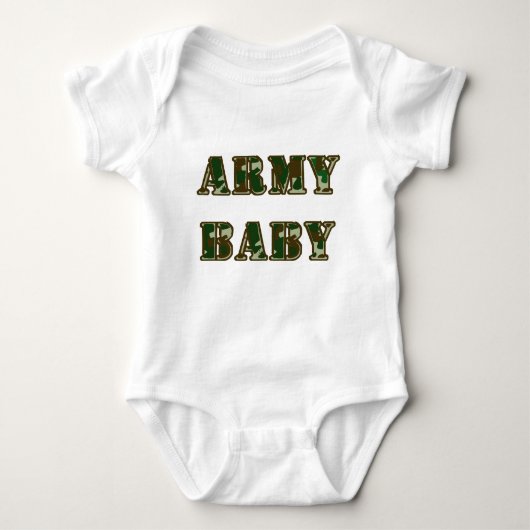 Armee-Baby Baby Strampler (Vorderseite)