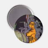Armee baut MÄNNER Magnet (Vorderseite/Rückseite)