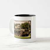 Armee-Behälter des Weltkrieg-M60 Zweifarbige Tasse (Vorderseite Links)