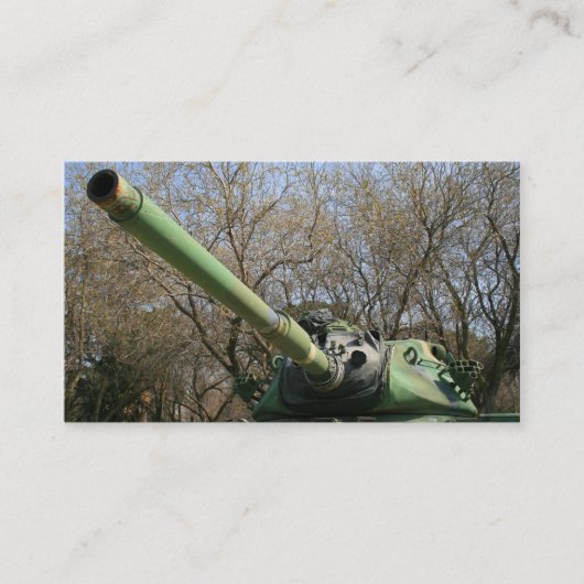 Armee-Behälter-Visitenkarten Visitenkarte (Vorderseite)