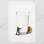 Armee Briefpapier (Vorne/Hinten)