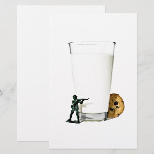 Armee Briefpapier (Vorne/Hinten)