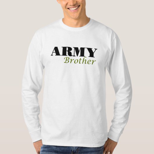 Armee-Bruder (Kursiv) T-Shirt (Vorderseite)