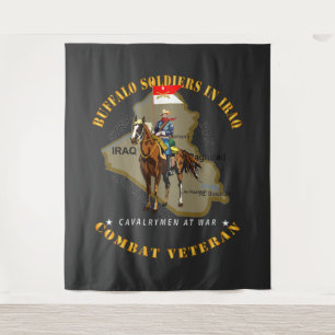Armee - Buffalo-Soldaten im Irak - Cavalrymen Wandteppich