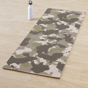 Armee Camouflage Brown Custom Sand Yogamatte