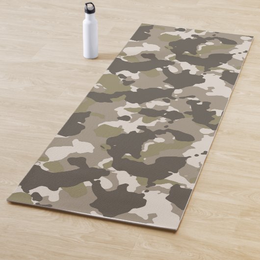 Armee Camouflage Brown Custom Sand Yogamatte (Beispiel)