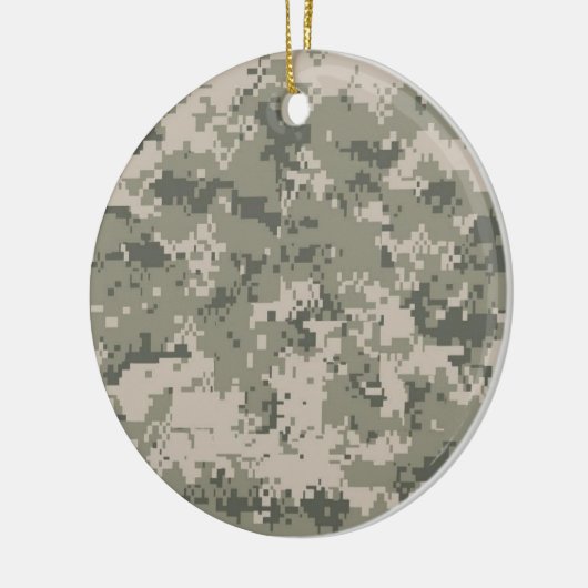 Armee-Camouflage Keramikornament (Links)