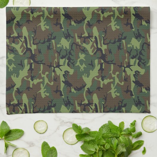 Armee-Camouflage Küchentuch (Gefaltet)