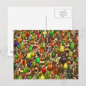 Armee der Käfer und Bugs Postkarte (Vorne/Hinten)