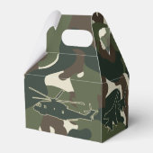 Armee der militärischen Camouflage Geburtstagspart Geschenkschachtel (Rückseite)