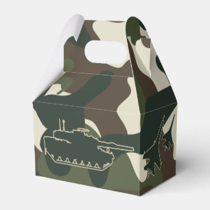 Armee der militärischen Camouflage Geburtstagspart Geschenkschachtel
