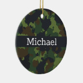 Armee der personalisierten Camouflage-Camouflage Keramik Ornament (Rechts)