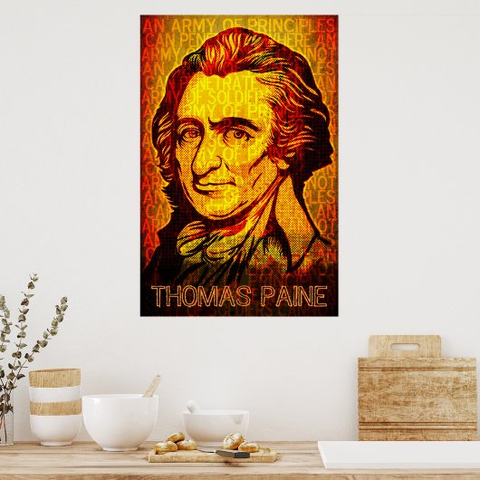 Armee der Principles Thomas Paine Print Poster (Küche)
