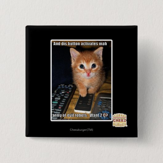 Armee der schlechten Roboter Button (Vorderseite)