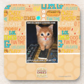 Armee der schlechten Roboter Getränkeuntersetzer (Vorderseite)