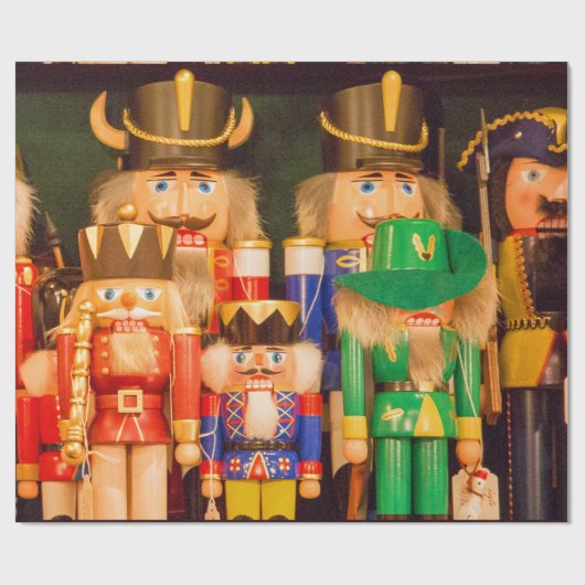 Armee der Weihnachtsnussknacker Geschenkpapier (Flach)