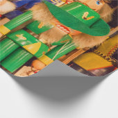 Armee der Weihnachtsnussknacker Geschenkpapier (Ecke)