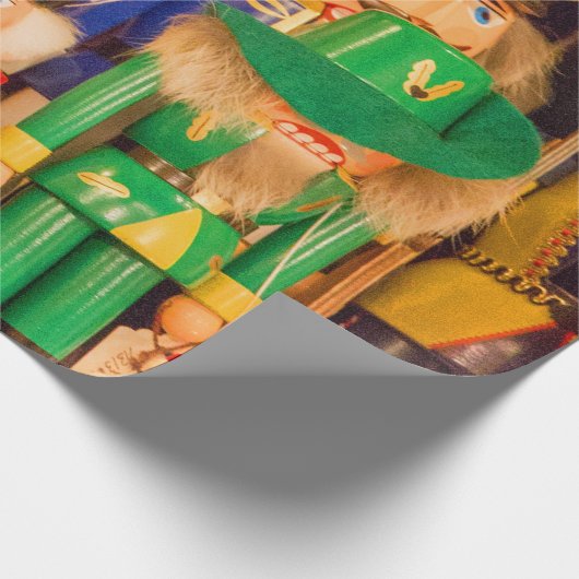 Armee der Weihnachtsnussknacker Geschenkpapier (Ecke)