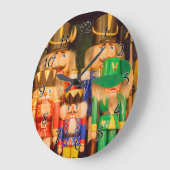 Armee der WeihnachtsNutcrackers Große Wanduhr (Winkel)