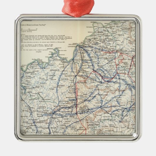 Armee des Cumberlands Silbernes Ornament (Vorne)