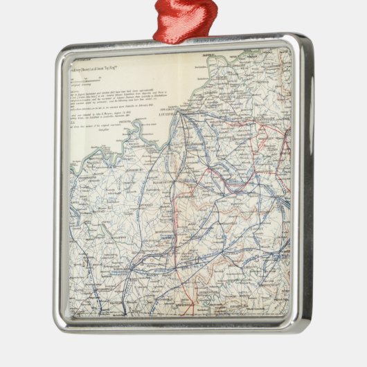 Armee des Cumberlands Silbernes Ornament (Links)