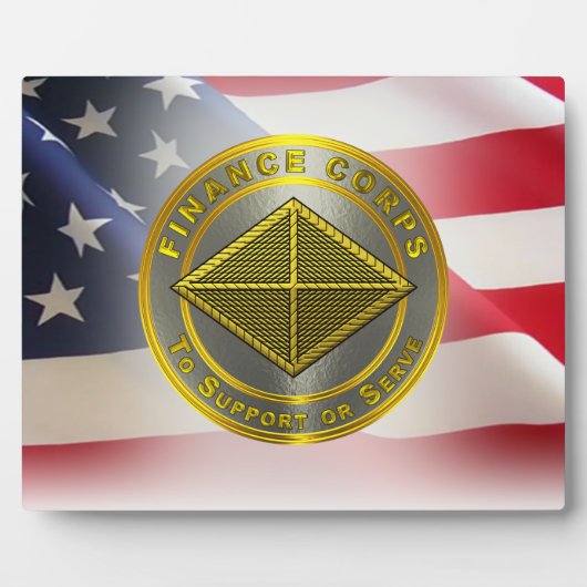 Armee des Finanzkorps Veteran Fotoplatte (Vorderseite)